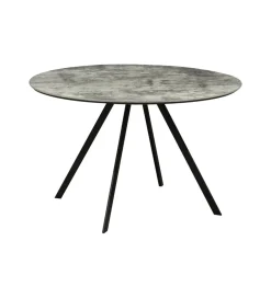 Invicta Interior Stół ATELIER 120 cm kolor naturalnego kamienia szary