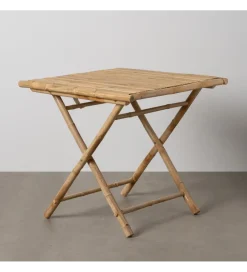 Zona-Design Stół BAMBÚ 80 cm bambus