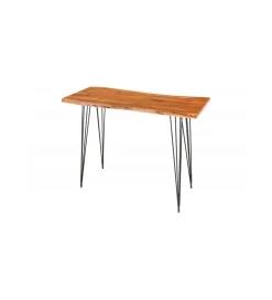 Invicta Interior - przedsprzedaż Stół barowy ARKTYKA 140 cm drewno akacja