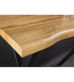 Invicta Interior Stół barowy WILD 120 cm wygląd naturalnego dębu