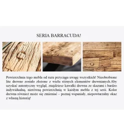 Invicta Interior Stół Barracuda 180 cm w kolorze naturalnym