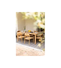 KARE Stół Bella 200 x 90 cm drewno teak naturalny