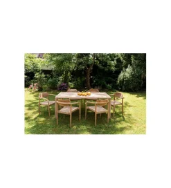 KARE Stół Bella 200 x 90 cm drewno teak naturalny
