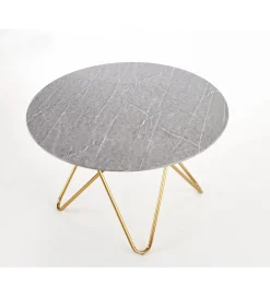 Halmar Stół Bonello 120 cm w optyce szarego marmuru