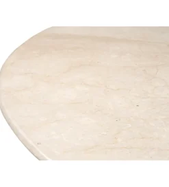 LF-Design Stół Brix Bottecino 130 cm Marmur Drewno mango