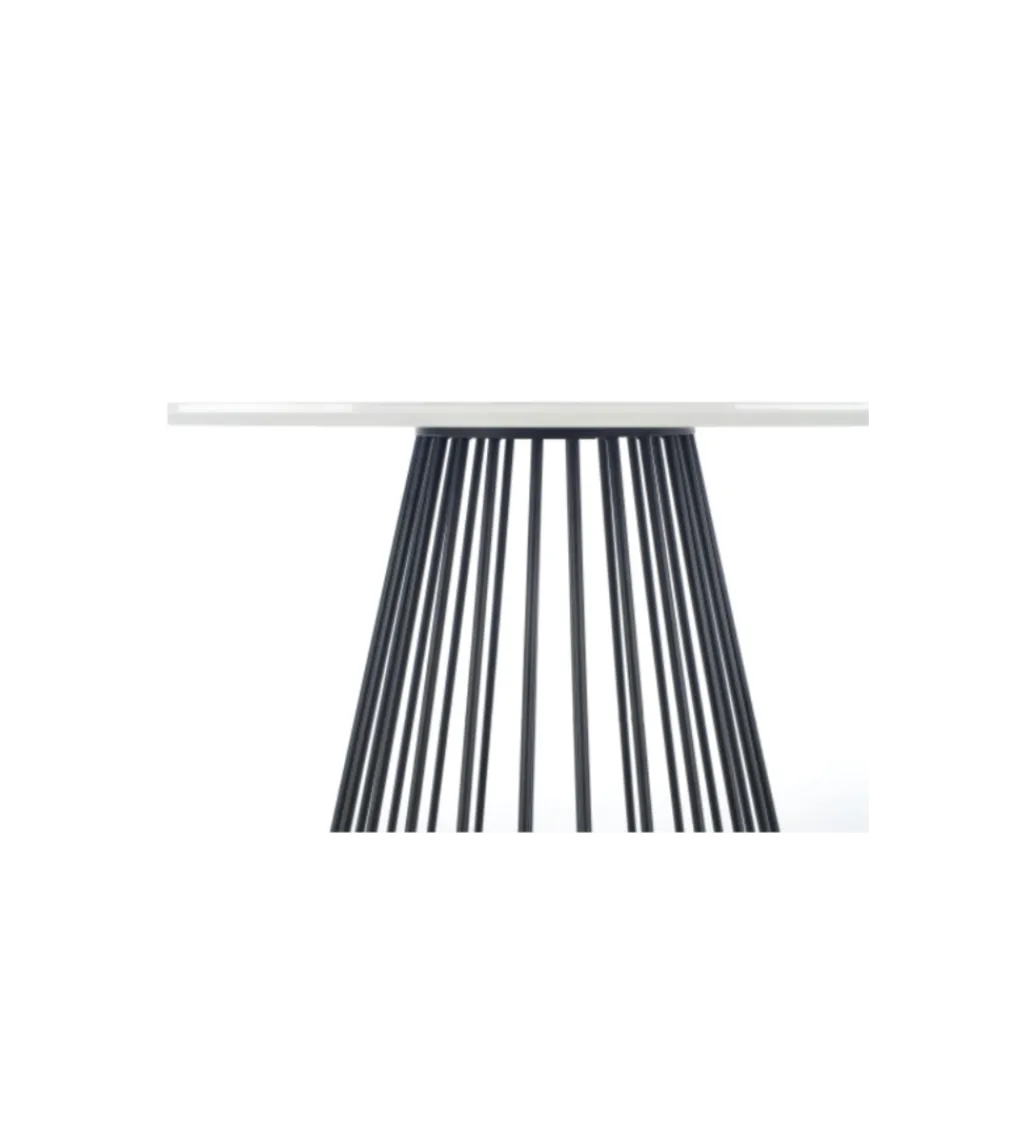 Halmar Stół BRODWAY 110 cm w optyce białego marmuru