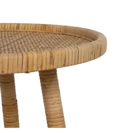 Zona-Design Stół BYMYS 45 cm ratan naturalny