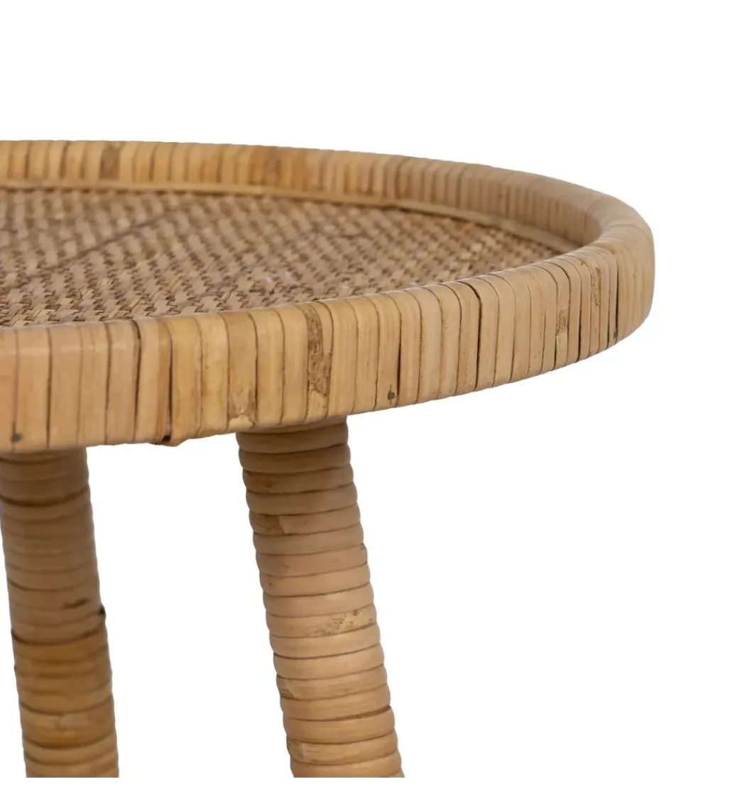 Zona-Design Stół BYMYS 45 cm ratan naturalny