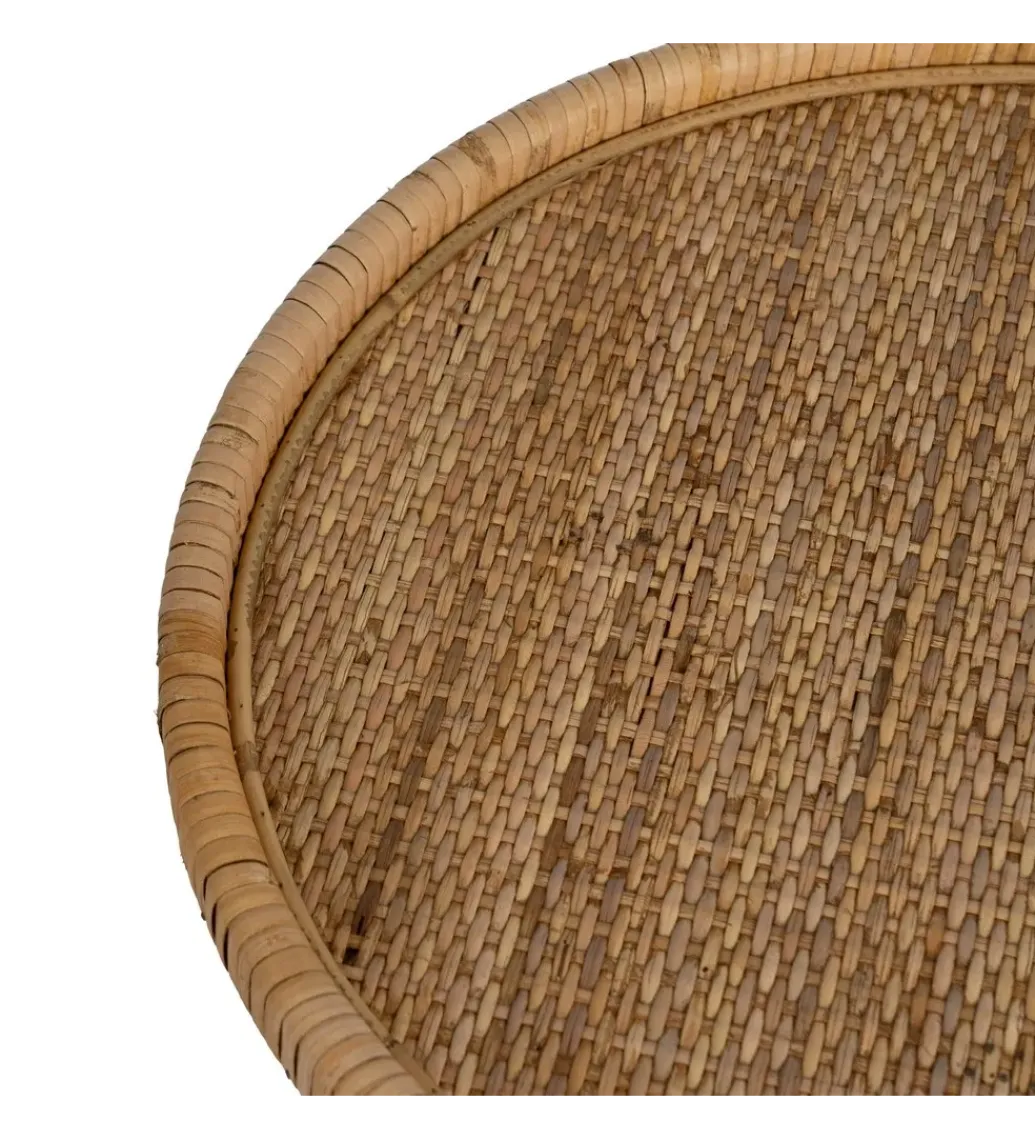 Zona-Design Stół BYMYS 45 cm ratan naturalny