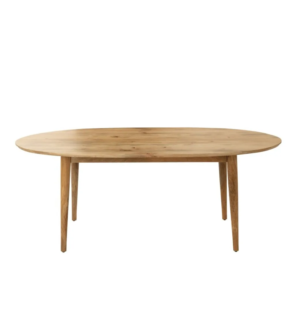 J-Line Stół CAMILLE 101 cm drewno mango