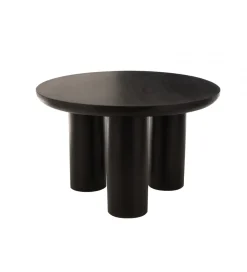 J-Line Stół CAVE 120 cm drewno mango czarny