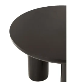 J-Line Stół CAVE 120 cm drewno mango czarny