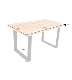 Invicta Interior Stół Conley Craft 140 cm drewno mango