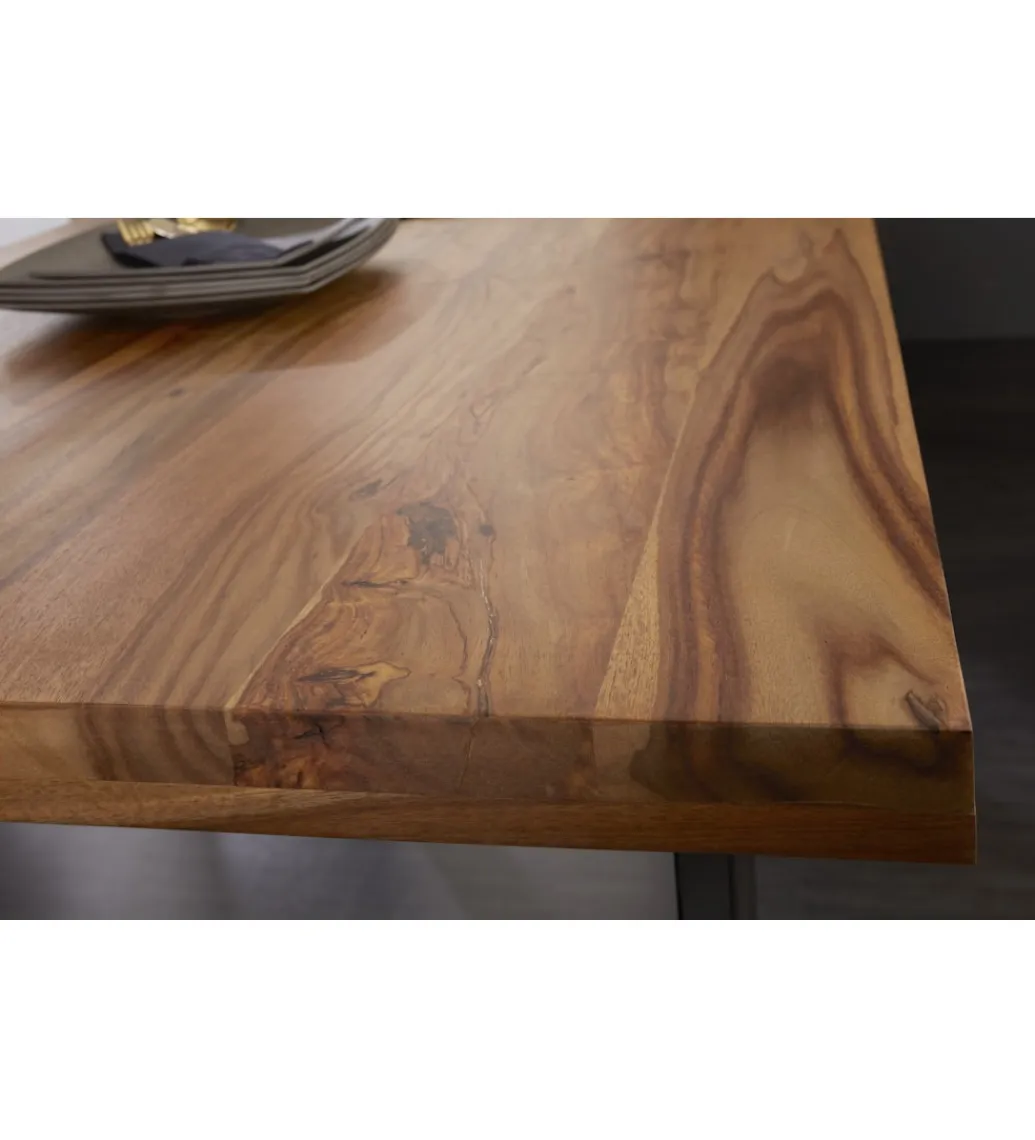 Invicta Interior Stół Conley Craft 120 Cm drewno Sheesham