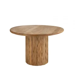 J-Line Stół CURVE 122 cm naturalny