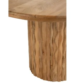 J-Line Stół CURVE 122 cm naturalny