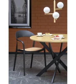 Halmar Stół EDGAR 100 cm naturalny