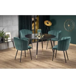 Halmar Stół EMBOS 120 cm czarny