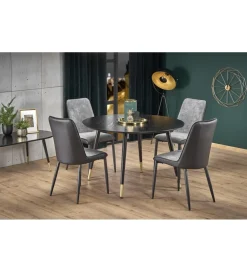Halmar Stół EMBOS 120 cm czarny