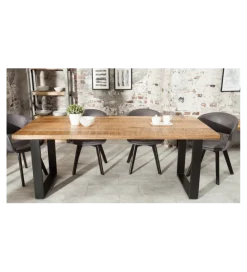 Invicta Interior Stół Factory Iron Craft 200 cm drewno Mango