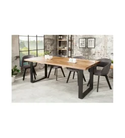Invicta Interior Stół Factory Iron Craft 200 cm drewno Mango