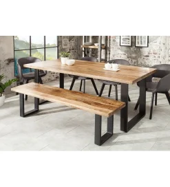 Invicta Interior Stół Factory Iron Craft 200 cm drewno Mango