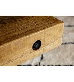 Invicta Interior Stół FACTORY Thor 200 cm drewno sosna brąz