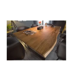 Invicta Interior Stół FOKKER ARKTYKA ART Mammut 140 cm dzika akacja