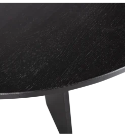 WOOOD Stół FRIES 129 cm drewno dębu czarny