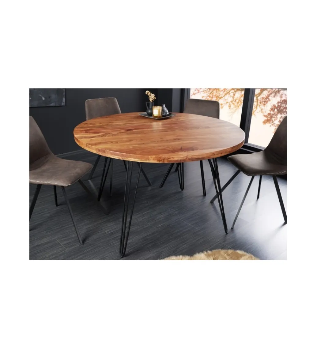 Invicta Interior Stół GEDREZ 120 cm drewno akacja
