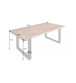 Invicta Interior Stół Genesis 160 cm drewno akacja
