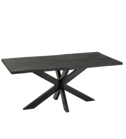 J-Line Stół GERARD 180 cm drewno mango czarny