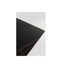 KDesign Stół GLORIA 180 x 90 cm ceramiczny blat czarny