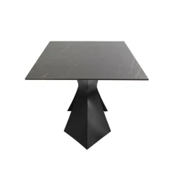 KDesign Stół GLORIA 180 x 90 cm ceramiczny blat czarny
