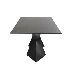 KDesign Stół GLOYRIA 200 cm ceramika w optyce czarnego marmuru