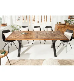 Invicta Interior Stół GRANDE Infinity Home 200 Cm drewno Mango
