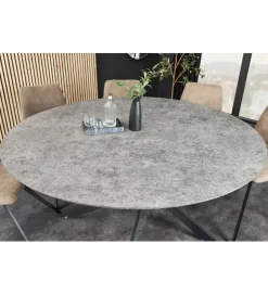 Invicta Interior Stół HELIX 120 cm szary