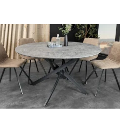 Invicta Interior Stół HELIX 120 cm szary
