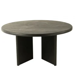 J-Line Stół HERAS 150 cm drewno teak czarny