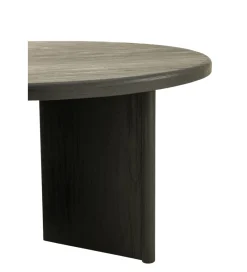 J-Line Stół HERAS 150 cm drewno teak czarny