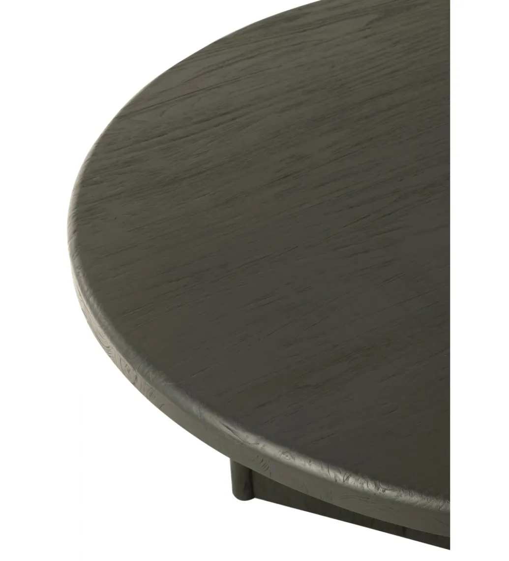 J-Line Stół HERAS 150 cm drewno teak czarny