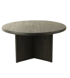 J-Line Stół HERAS 150 cm drewno teak czarny