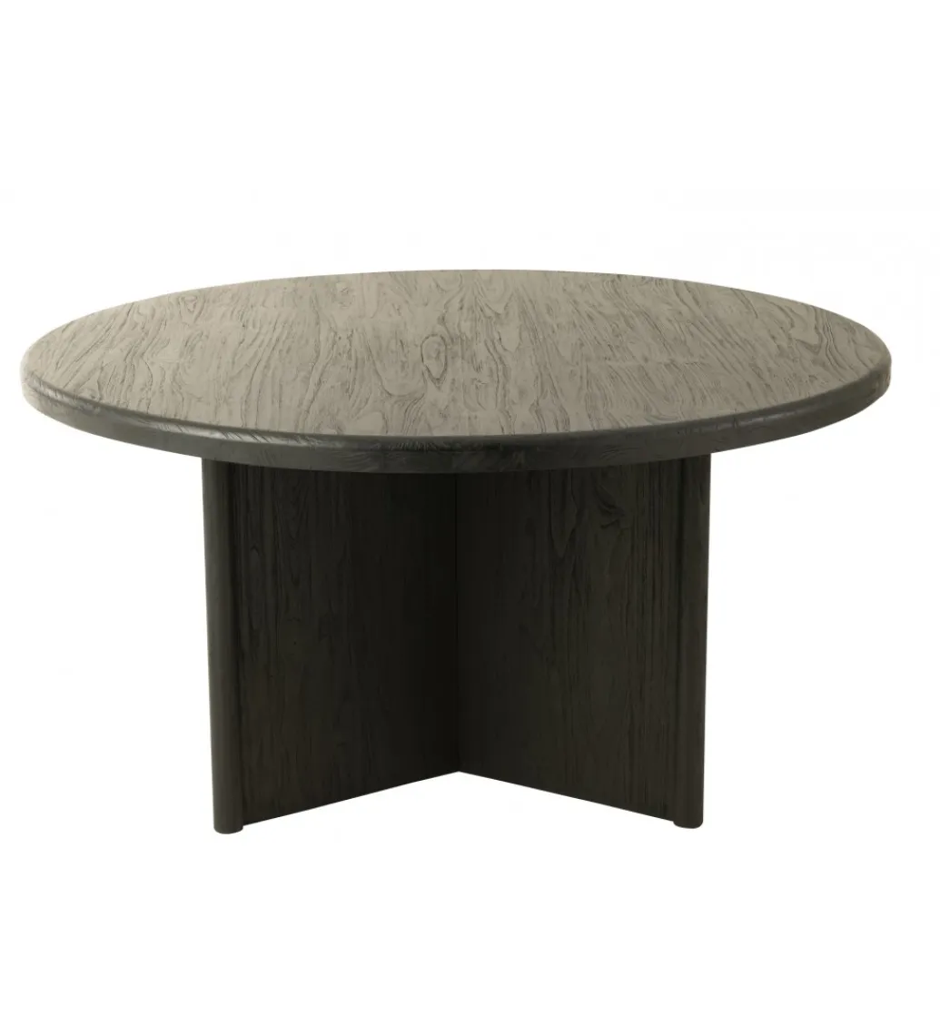 J-Line Stół HERAS 150 cm drewno teak czarny