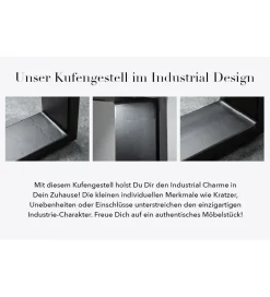 Invicta Interior Stół Iron Craft 120 Cm drewno Mango