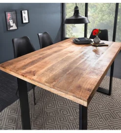 Invicta Interior Stół Iron Craft 120 Cm drewno Mango