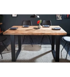 Invicta Interior Stół Iron Craft 120 Cm drewno Mango