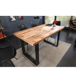 Invicta Interior Stół Iron Craft 120 Cm drewno Mango