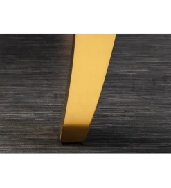 Invicta Interior Stół jadalny MODERN BAROCK BARRACUDA 200 cm złoty szklany blat BEZ blatu tekowego