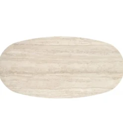 Halmar Stół JULIUS 200 cm odcień trawertynu naturalny czarny