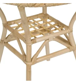 Zona-Design Stół KAPE 75 cm ratan naturalny
